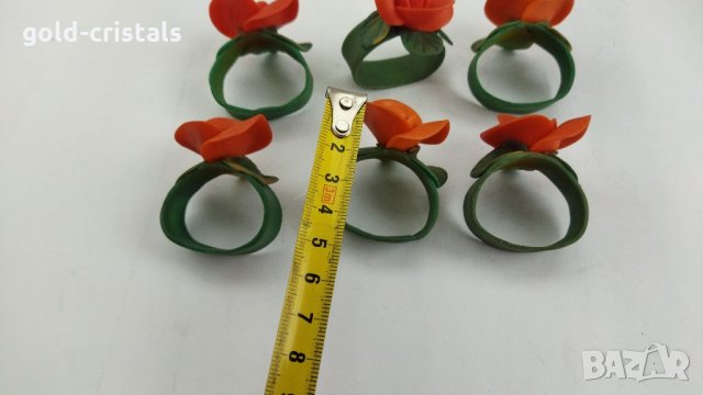  пръстени халки за салфетки, снимка 9 - Антикварни и старинни предмети - 33041960