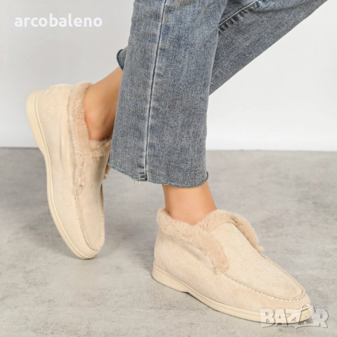 Дамски зимни боти до глезена, 4цвята , снимка 15 - Дамски боти - 52456381