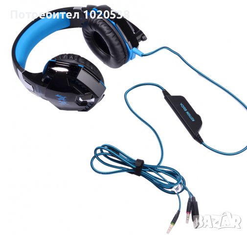 Продавам Kotion EACH G2000 Стерео геймърски слушалки Deep Bass , снимка 3 - Слушалки за компютър - 38498375