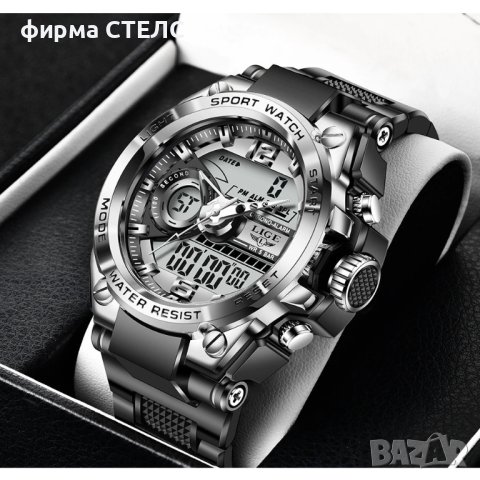 Мъжки часовник Lige Sports Watch, Водоустойчив, снимка 13 - Мъжки - 44096346
