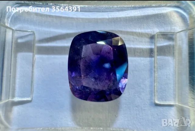 Сапфир Кашмир 2.19кт сертификат igi , снимка 12 - Други - 47493128