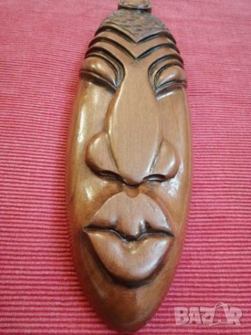 Дървена маска - Куба. , снимка 3 - Статуетки - 28062832