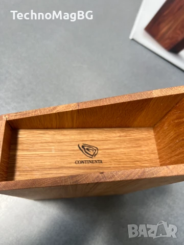 Continenta C4150 - Стойка за ножове с гъвкава вътрешност 18x28,5см дъб, снимка 5 - Други - 51311301