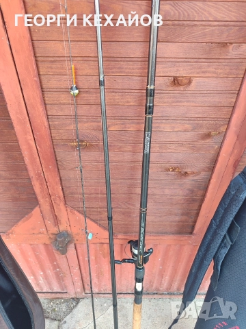 2 бр мачове с макари и калъфи , снимка 4 - Въдици - 52749709