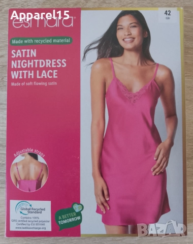 Esmara нова розова сатенена нощница EUR 42