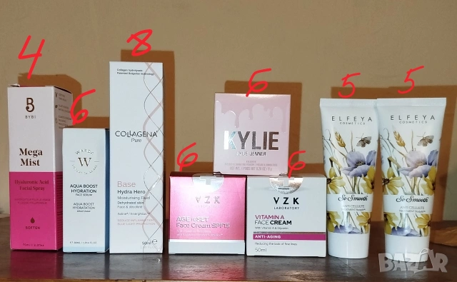 Серуми за лице и друга козметика 