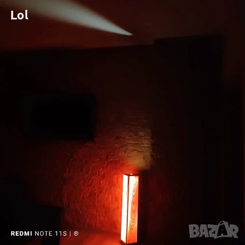 Декоративна  лампа. Ръчна изработка, снимка 2 - Лед осветление - 50475457