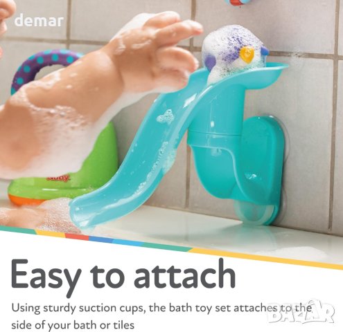 Комплект играчки за баня за малки деца, снимка 3 - Други - 43215173