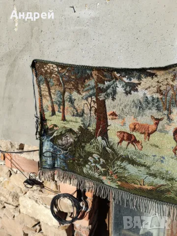 Старинен ковьор,покривка за стена #265, снимка 2 - Антикварни и старинни предмети - 48571540