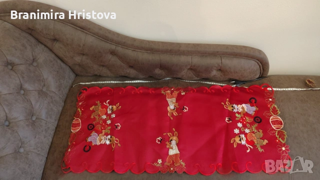 Комплект покривки/карета/рънъри и дантелени подложки – втора ръка, но в чудесно състояние (само личн, снимка 6 - Покривки за маси - 53140757