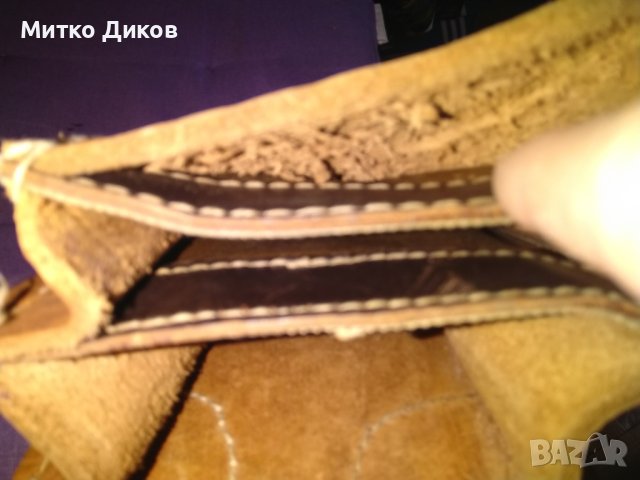 Тъмнокафява чанта естеЧанта естествена кожа за през рамо като командирска деб.кожа 5см. 270х147х90мм, снимка 15 - Чанти - 43050206