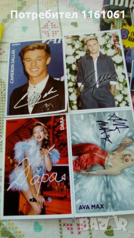 КАРТИЧКИ С АВТОГРАФ БРАВО , снимка 3 - Списания и комикси - 34588826