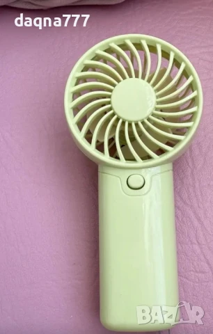 Мини преносим вентилатор на батерии, снимка 13 - Други стоки за дома - 50786621