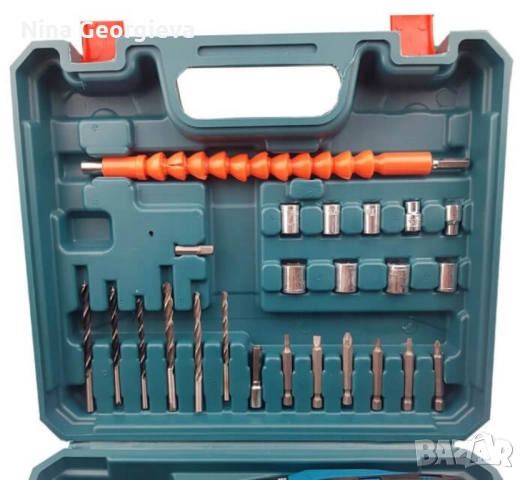 Акумулаторен Винтоверт с две батерии - Комплект, снимка 2 - Аксесоари и консумативи - 52170575