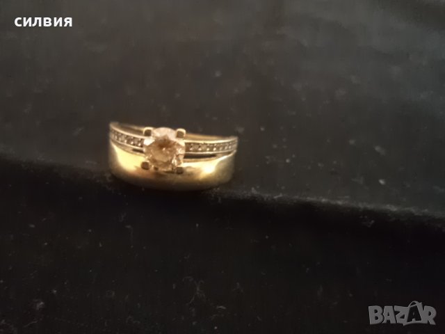 дамски златен пръстен, снимка 1 - Пръстени - 43236697