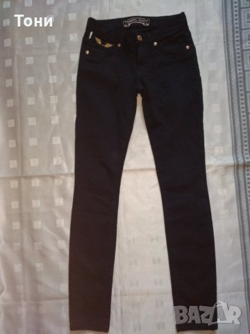 Дамски черни дънки слим модел Robins Jeans, снимка 10 - Дънки - 28786395