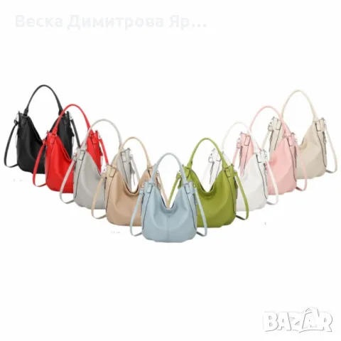 Стилна и просторна дамска чанта тип "торба"