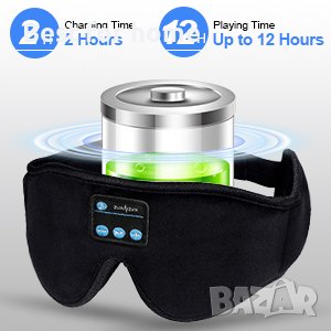 Bluetooth музикална лента за глава/ маска за очи  , снимка 8 - Други - 43905397