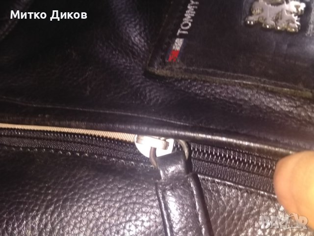 Tommy Hilfiger маркова раница 40х31х13см естествена кожа, снимка 5 - Раници - 44049102