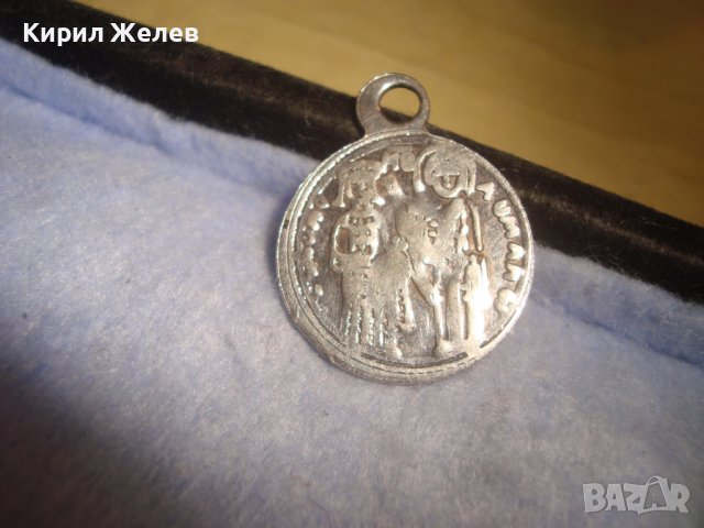 СТАРО РЯДКО ДВУСТРАННО ПОСРЕБРЕНО МЕДАЛЬОНЧЕ ТИП ПЕНДАР - КОПИЕ на СТАРИННА МОНЕТА 65211, снимка 2 - Антикварни и старинни предмети - 36973609
