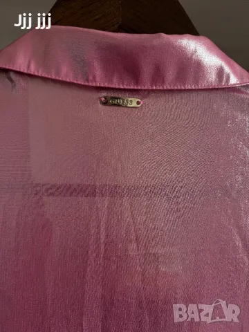 Розова риза Guess , снимка 3 - Ризи - 49508761