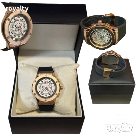 Изискан мъжки часовник със стилен циферблат