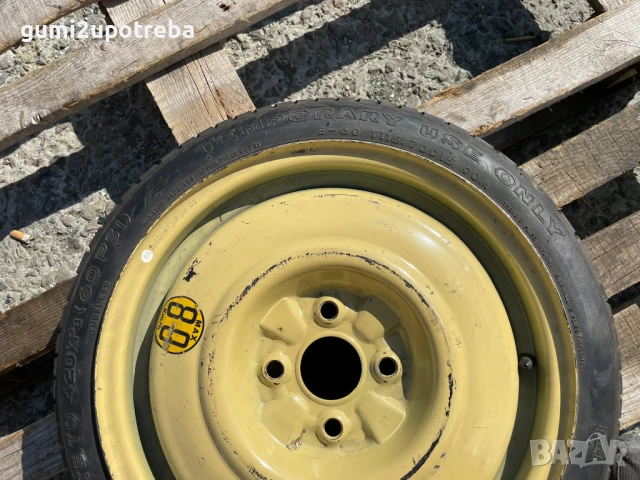 15 резервна джанта патерица 4х100 MAZDA2 Мазда 2- 115/70/15, снимка 2 - Гуми и джанти - 51345234
