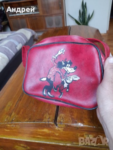 Стара детска чанта Ну Погоди #2, снимка 2 - Антикварни и старинни предмети - 32747198