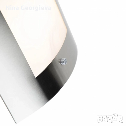 2бр/ Външна градинска лампа аплик от неръждаема стомана – IP44, снимка 2 - Лампи за стена - 51870880