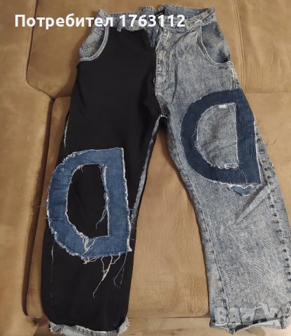 Djofra дънки, свободно падащи, дълбоки, 27 размер по етикет, но стават и за 28-29, снимка 2 - Дънки - 43420472