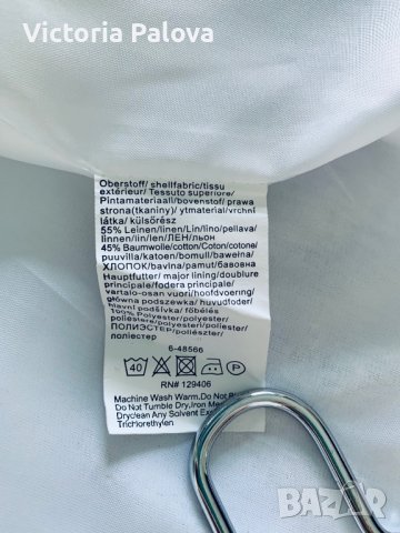 Стилно  сако,лен и памук, снимка 9 - Сака - 37322792