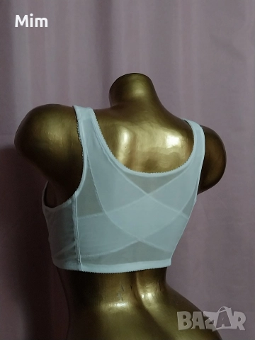 85 С Бял дантелен сутиен/бюстие /без банели, снимка 4 - Бельо - 52917119