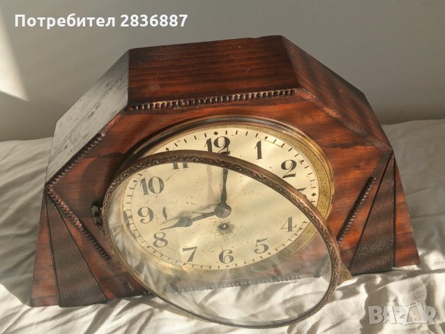 Много стар механичен каминен часовник, снимка 9 - Антикварни и старинни предмети - 33108214