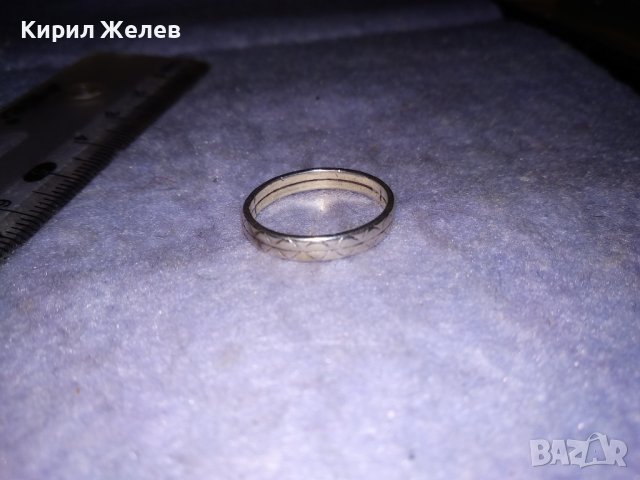 СТАРИНЕН ФИН СРЕБЪРЕН РЕТРО АРТ ПРЪСТЕН ХАЛКА КОВАНО СРЕБРО ВИСОКА ПРОБА РЪЧНО ОРНАМЕНТИРАН 35034, снимка 7 - Антикварни и старинни предмети - 39643665