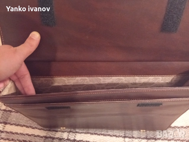 Кожена бизнес чанта,чанта за документи, снимка 8 - Чанти - 53516917