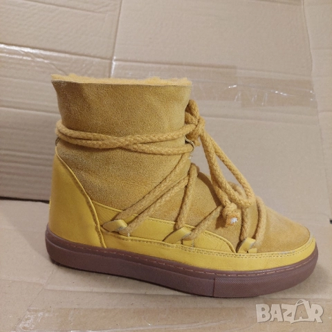 боти / ботуши Inuikii Yellow номер 38, снимка 15 - Дамски ботуши - 52091162