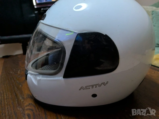 Мото каска HELIX Activy – Бяла (Full Face), снимка 6 - Аксесоари и консумативи - 52916709