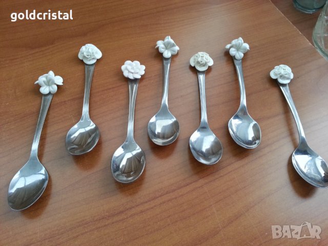 лъжички с порцелан , снимка 3 - Антикварни и старинни предмети - 39731639