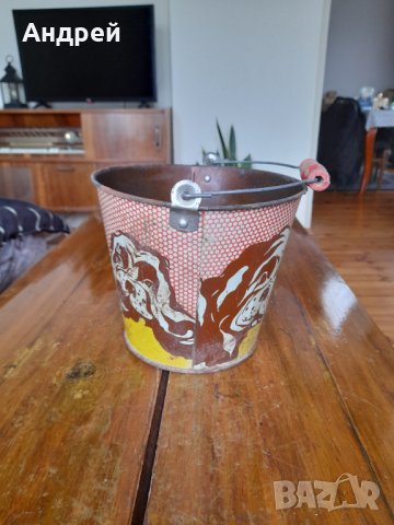 Стара детска кофа,кофичка #12, снимка 4 - Антикварни и старинни предмети - 38684249