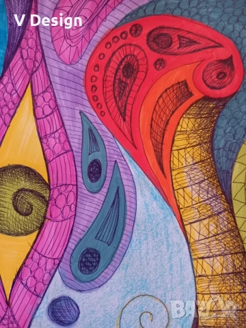 Абстрактна картина "Метаморфоза"