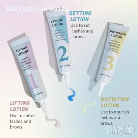 Нов PERMANIA комплект лифтинг мигли + ламиниране вежди 2 в 1 жени лице, снимка 2 - Други - 49683726