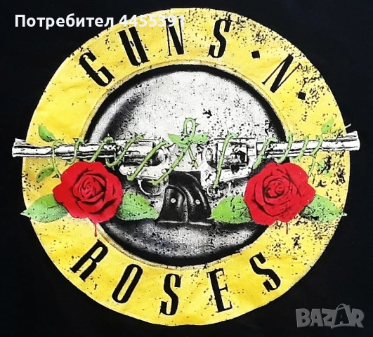 Тениска групи Guns-n-Roses. Официален продукт, снимка 3 - Тениски - 51251693