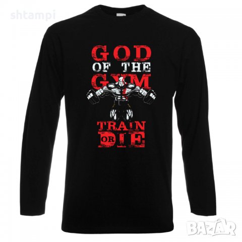 Мъжка тениска God of The Gym God Of War фитнес ,тренировки, спорт,, снимка 2 - Тениски - 36955221
