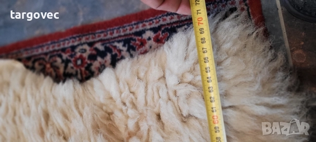 килимче от обработена овча кожа, снимка 3 - Килими - 51915702