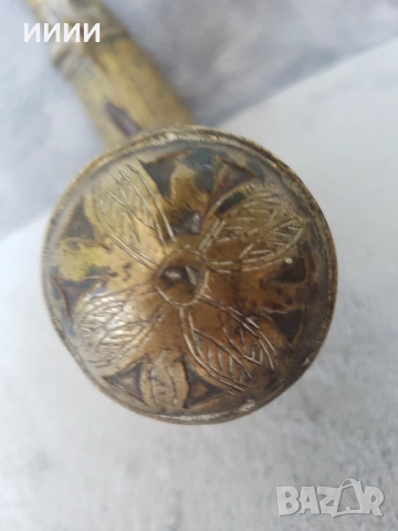 Османска барутница фишеклък , снимка 6 - Антикварни и старинни предмети - 53223360