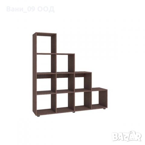 Голяма стълбовидна етажерка с 10 разделения