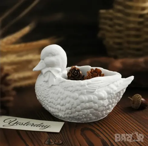 Молд кашпа патица, снимка 4 - Форми - 48328794