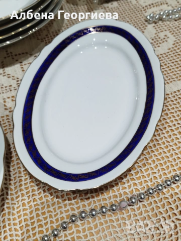 Полски порцеланов комплект  за хранене  ,,Ćmielów"💐, снимка 8 - Сервизи - 53081477