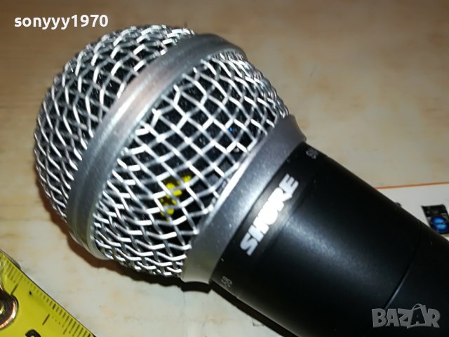 shure sm58 микрофон с бутон 2912221633, снимка 2 - Микрофони - 39137256
