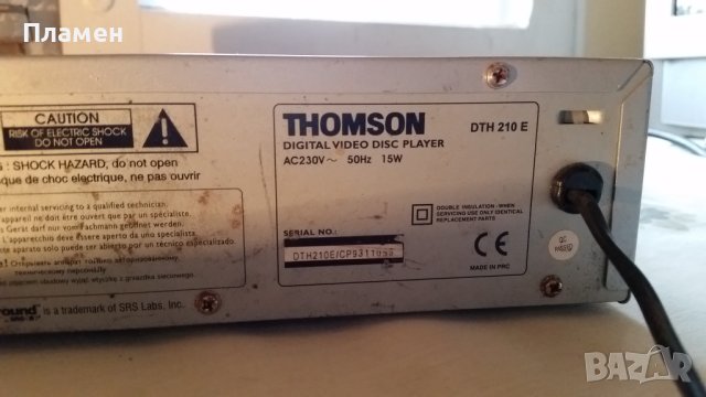 DVD Thomson DTH 210 E, снимка 3 - Плейъри, домашно кино, прожектори - 43230436